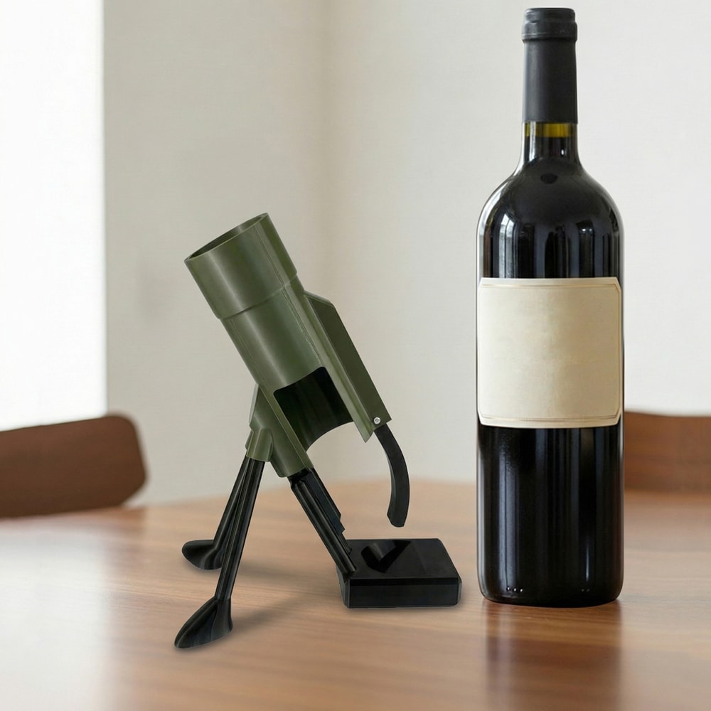 Tactical Beer Bottle Opener Cap Launcher Push Down Bar Tool