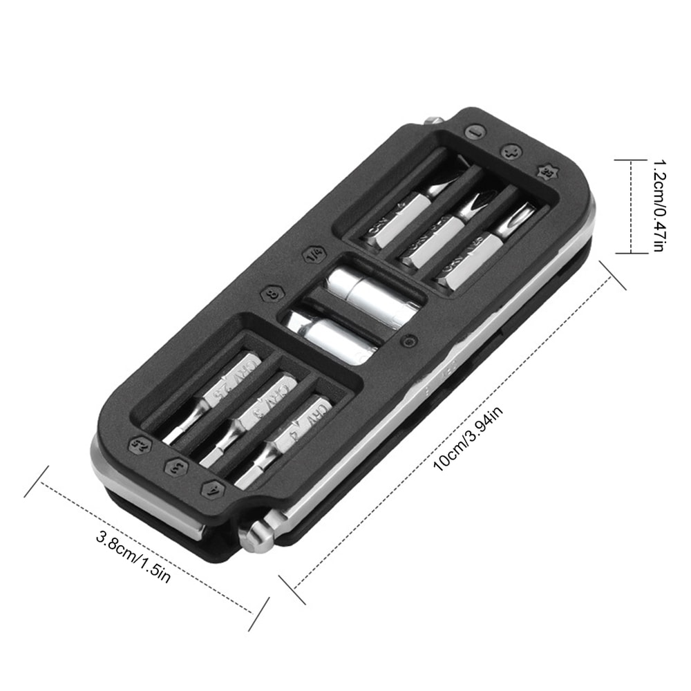 Portable Bike Multi Tool Kit Compact Bicycle Repair Tool 5