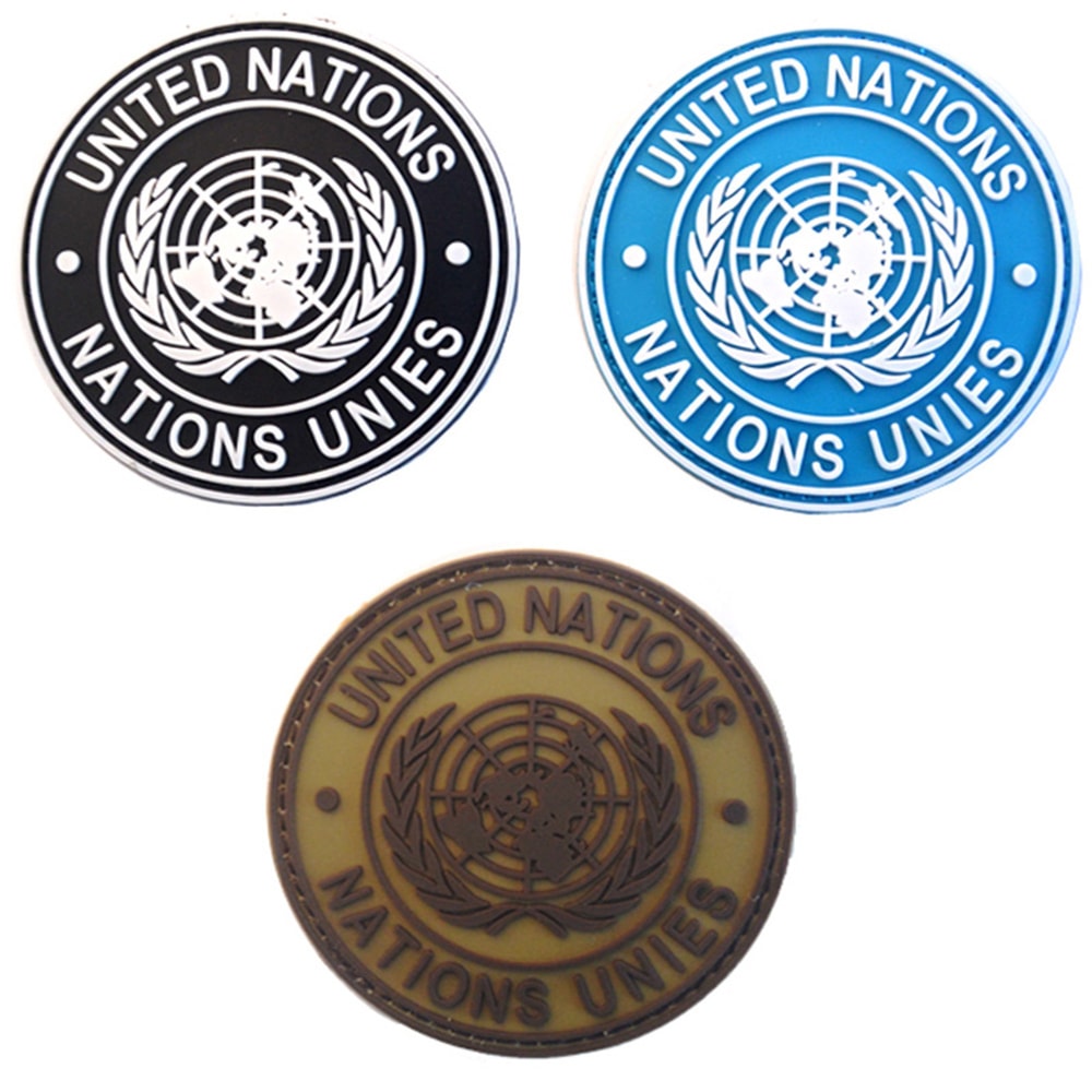 United Nations Embroidered Shoulder Patch Badge Military Uniform UN Emblem 1