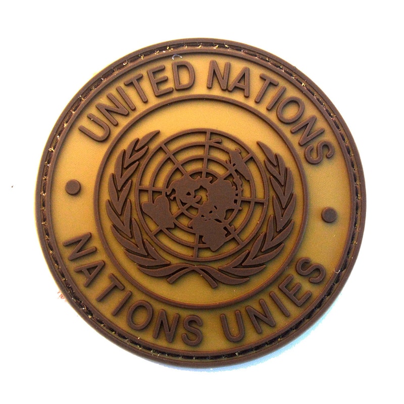 United Nations Embroidered Shoulder Patch Badge Military Uniform UN Emblem 2