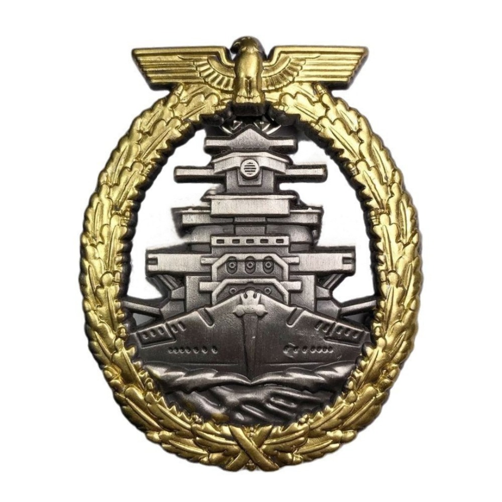 Vintage Nautical Ship Wheel Metal Pin Badge Maritime Collector Medal