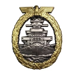 vintage nautical ship wheel metal pin badge maritime collector medal