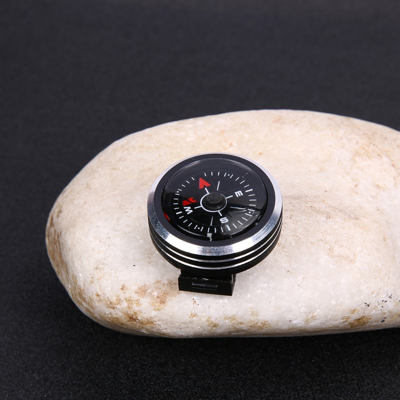 Mini Survival Bracelet Compass Watch Strap Clip for Hiking and Outdoor Navigation