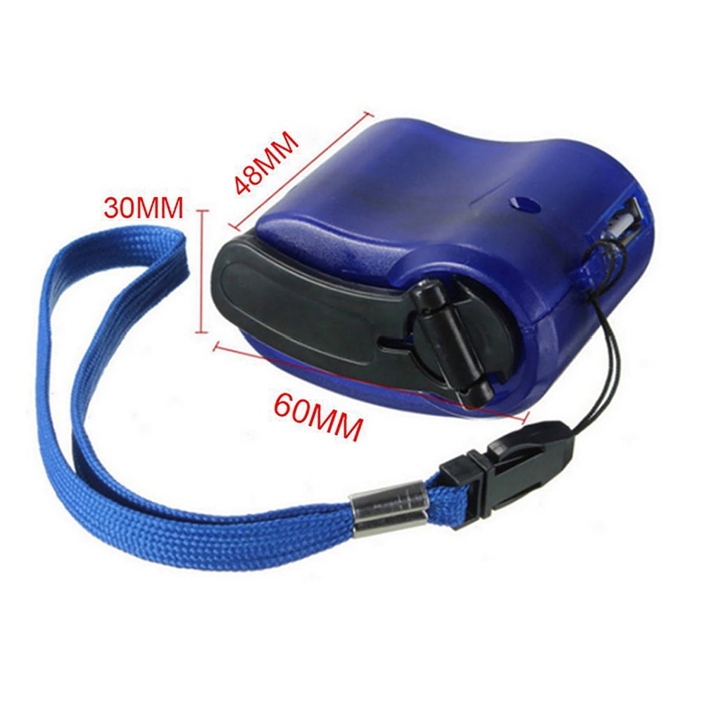 Portable Hand Crank Phone Charger Emergency USB Power Generator For Outdoor Survival 5