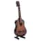 Mini Wooden Guitar Decor with Stand Realistic Miniature Musical Instrument Gift