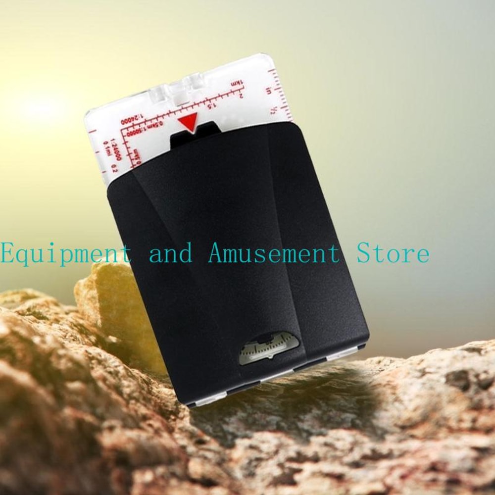 Professional Sighting Mirror Compass with Adjustable Declination for Hiking Navigation