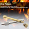 Compact Brass Fire Piston Survival Tool Outdoor Emergency Fire Starter Kit