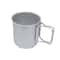 Ultralight Foldable Camping Cup Portable Aluminum Alloy Travel Mug For Hiking Backpacking 3