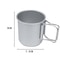 Ultralight Foldable Camping Cup Portable Aluminum Alloy Travel Mug For Hiking Backpacking 5