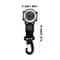 Tactical Carabiner Clip Watch with Compass and LED Outdoor Pocket Timepiece