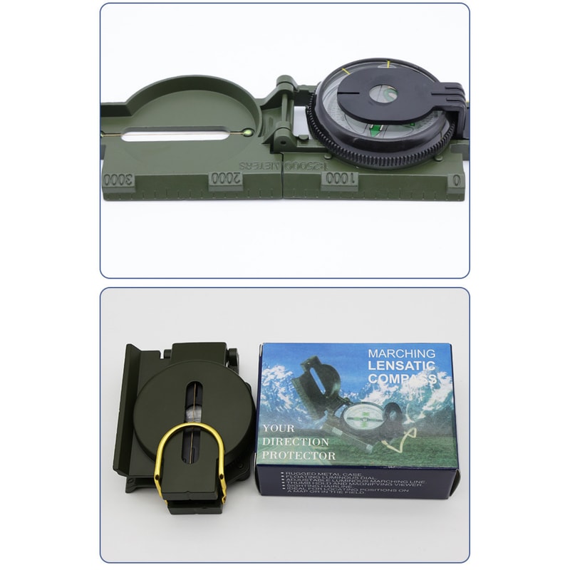 Professional Waterproof Military Compass With High Precision Navigation For Hiking And Outdoor Surv 4