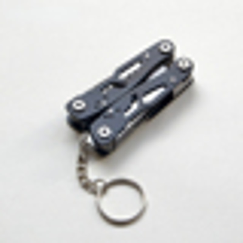 Mini Folding Multi Tool Pliers, Portable EDC Pocket Multitool Keychain for Camping and Everyday Use