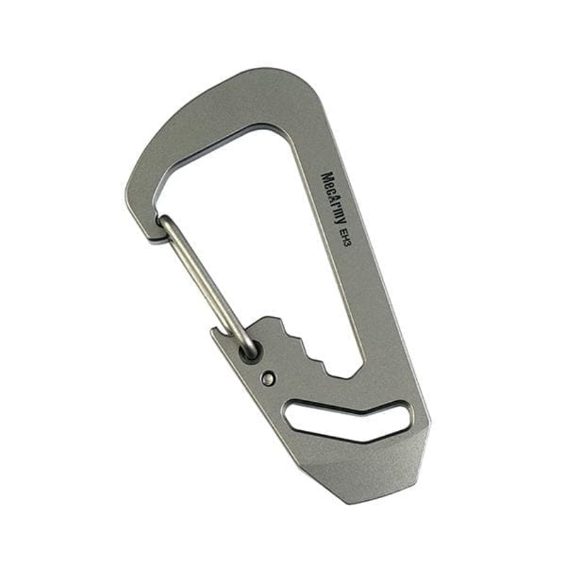 Titanium EDC Carabiner Multi Tool Keychain Pry Bar Wrench Bottle Opener 6