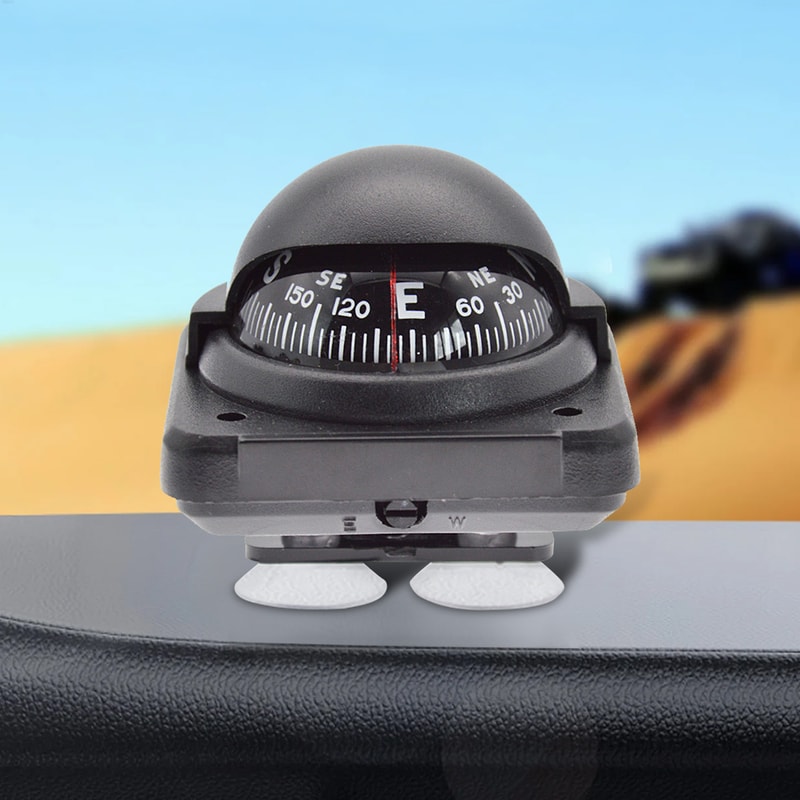 Magnetic Dashboard Compass Ball, Mini car dashboard compass for Boat, Truck and Outdoor Navigation