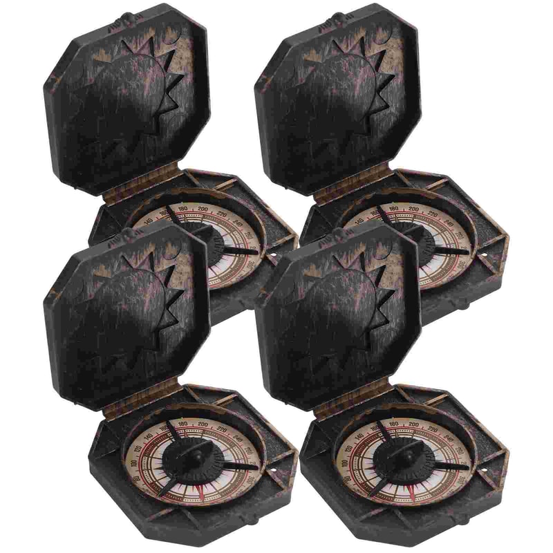 Vintage Pirate Compass Toy Kids Adventure Gift Halloween Costume Prop 5