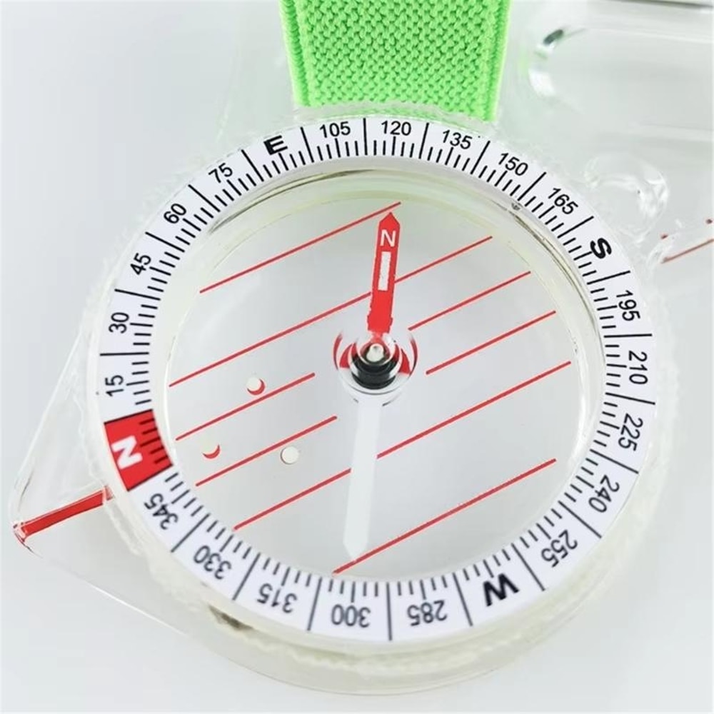 Thumb Compass Navigation Tool With Map Ruler Orienteering Compass Outdoor Hiking Gear 3