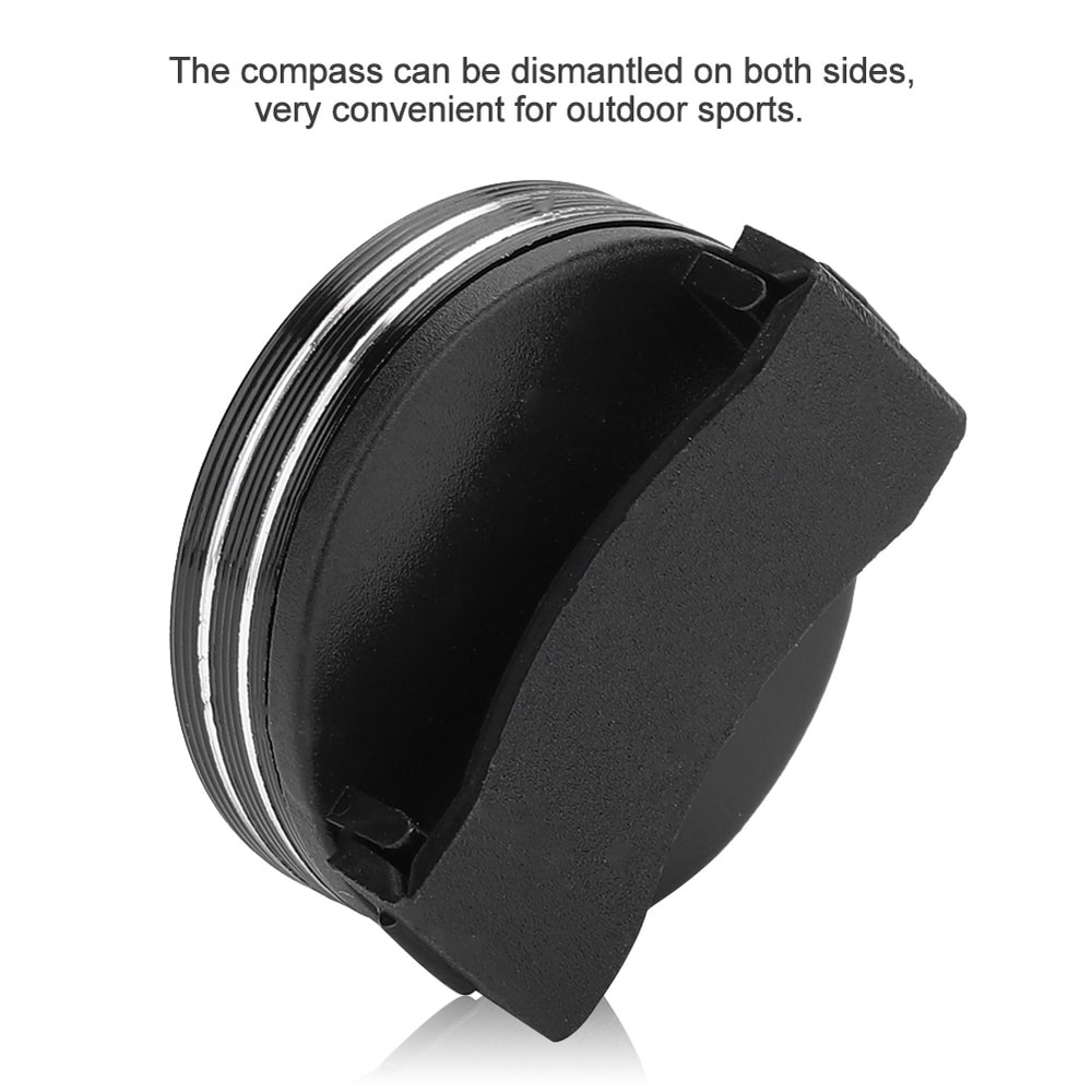 Mini Survival Compass Clip for Paracord Bracelet Outdoor Hiking Gear