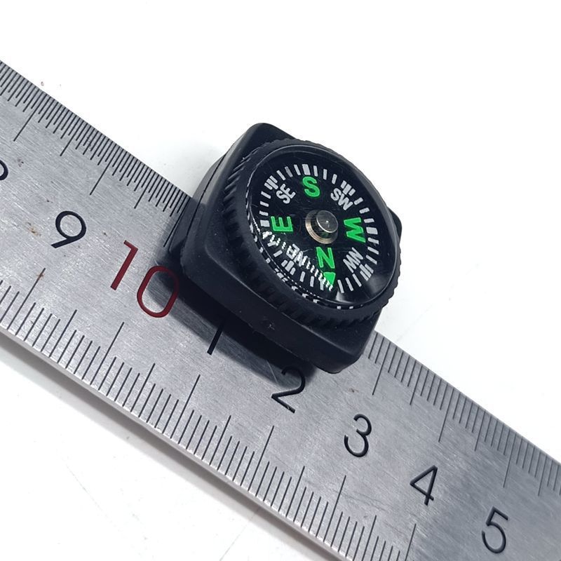 Paracord Survival Bracelet with Compass Watch Band for Outdoor Hiking and Emergency Navigation