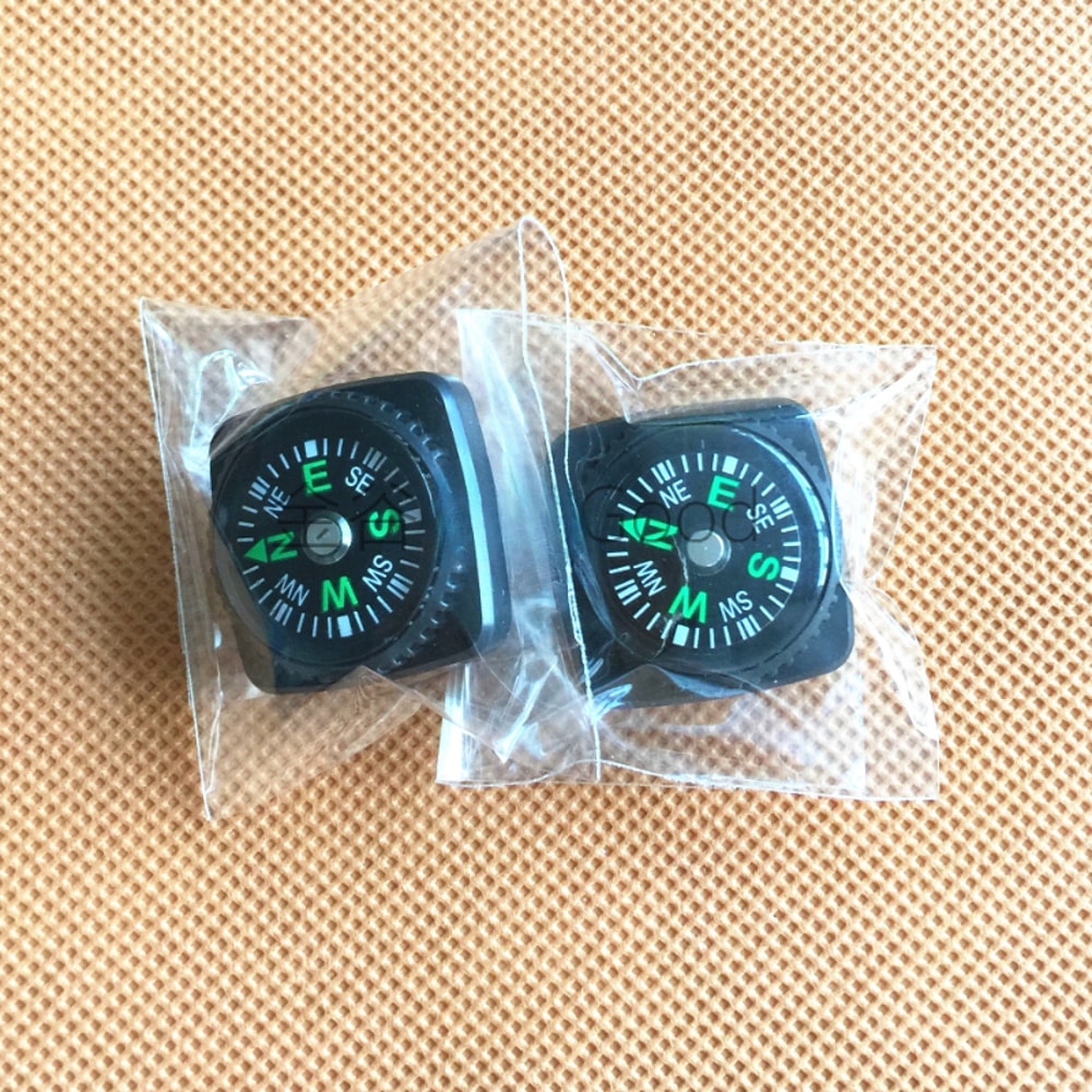 Paracord Survival Bracelet with Compass Watch Band for Outdoor Hiking and Emergency Navigation