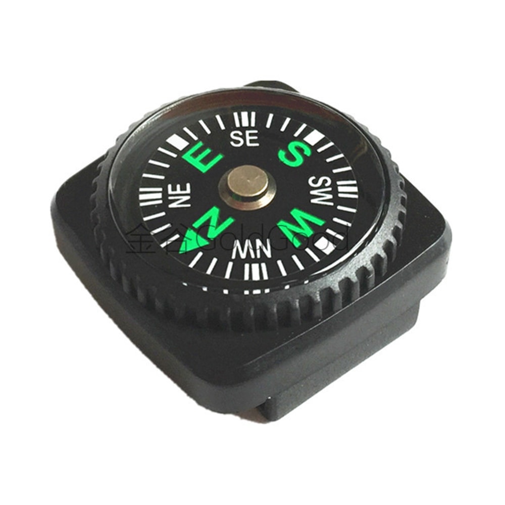 Paracord Survival Bracelet with Compass Watch Band for Outdoor Hiking and Emergency Navigation