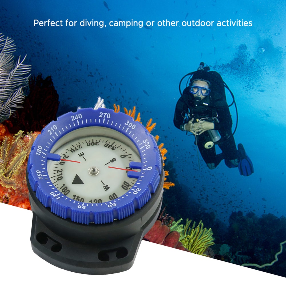 Luminous Waterproof Diving Compass Wrist Strap for Accurate Underwater Navigation