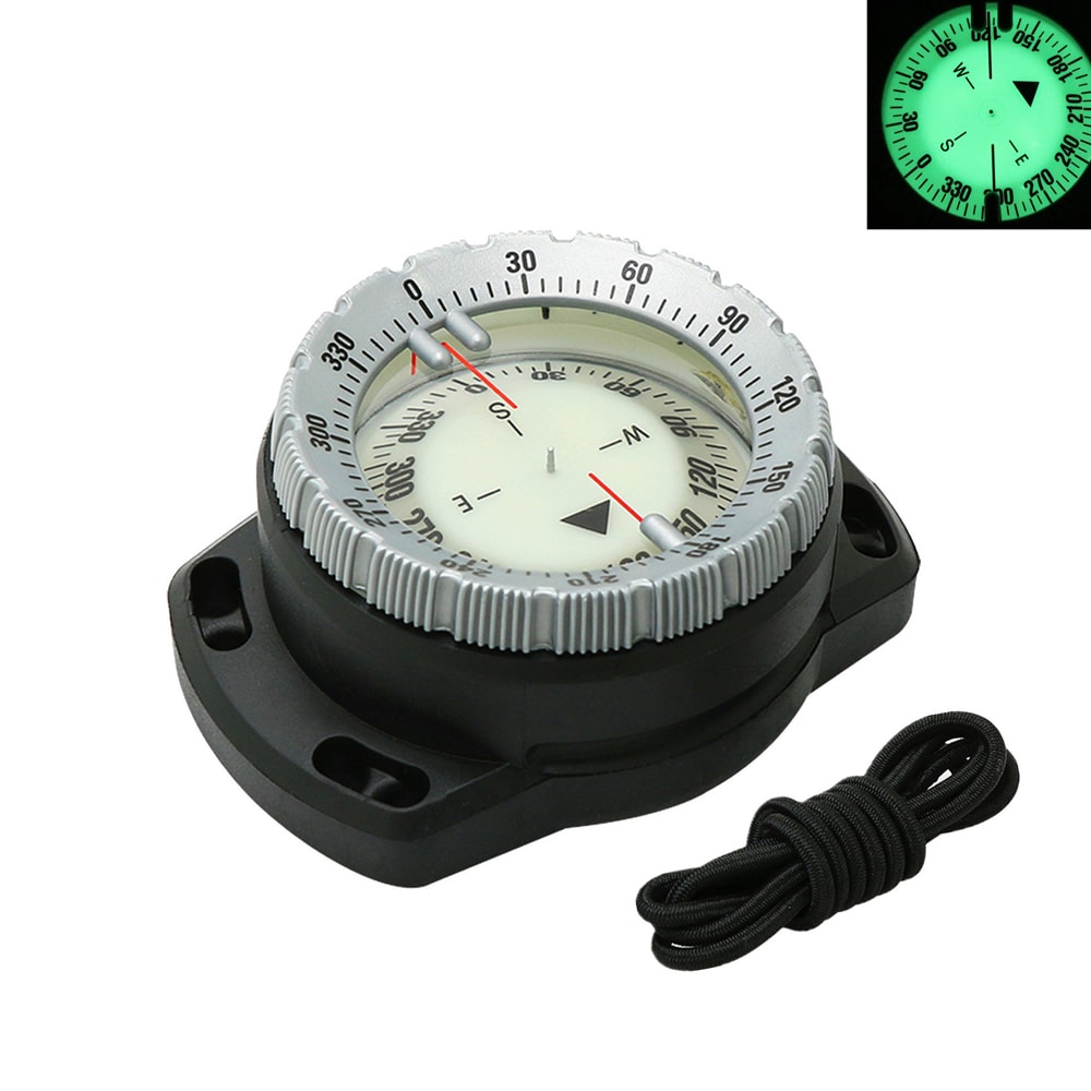 Luminous Waterproof Diving Compass Wrist Strap for Accurate Underwater Navigation
