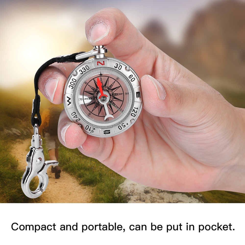 Precision Outdoor Compass Pocket Navigation Tool for Hiking Camping Survival