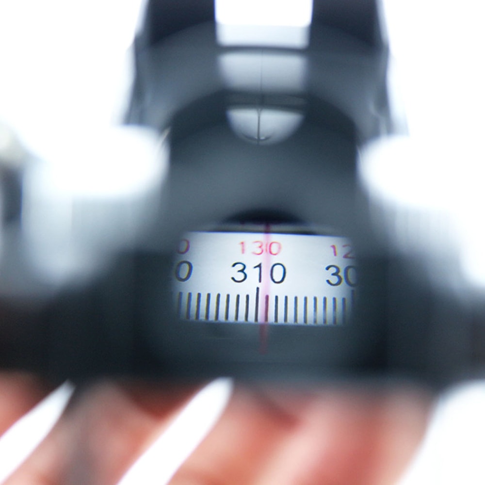 Compact Lensatic Compass Metal Navigation Tool for Hiking and Camping