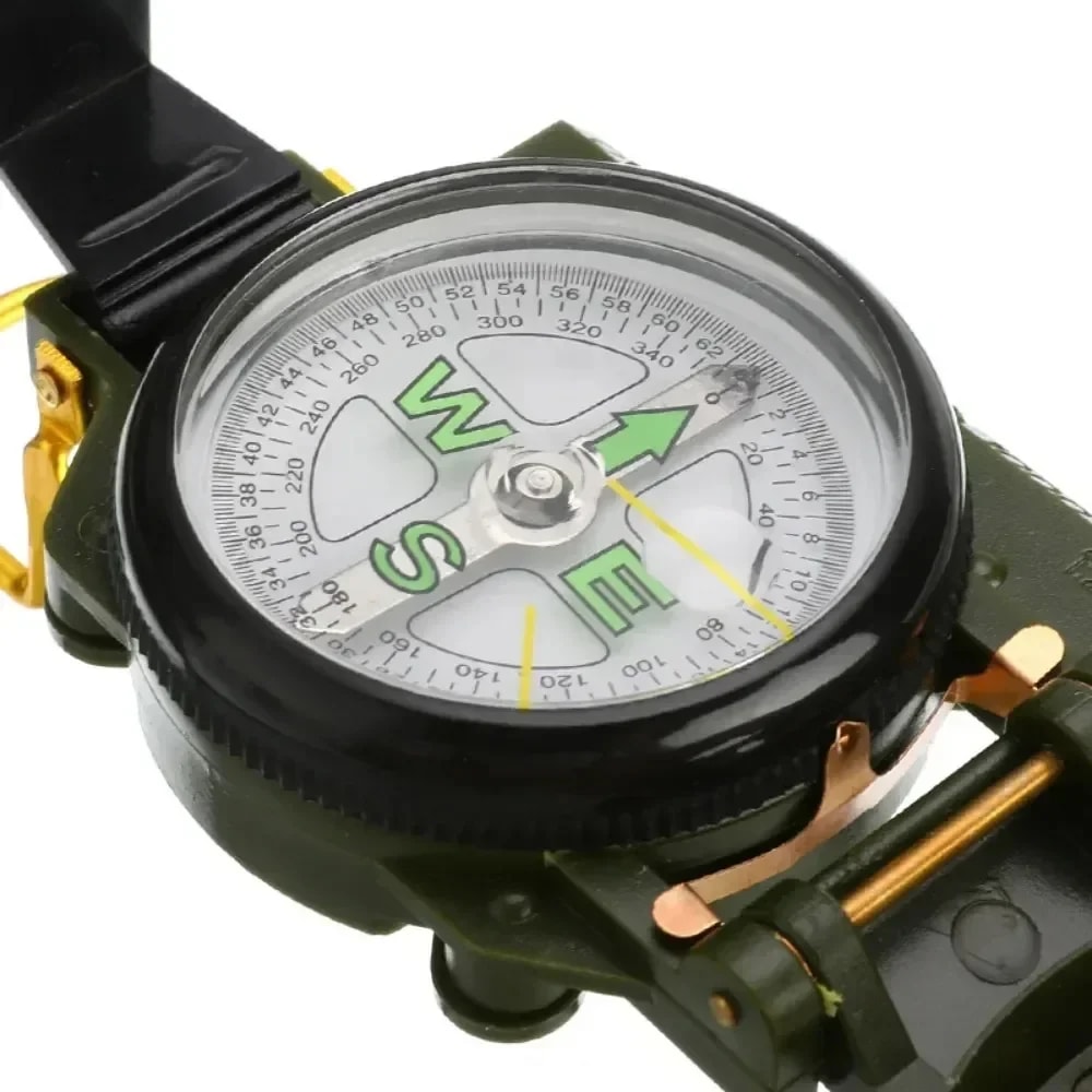 High Precision Military Compass Waterproof Survival Navigation Tool for Hiking and Outdoor Adventure