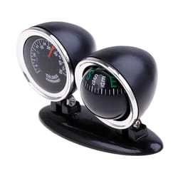 car dashboard ball compass with thermometer navigation guide