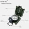 Military Lensatic Compass with LED Light and Dual Scale Map Navigation Tool