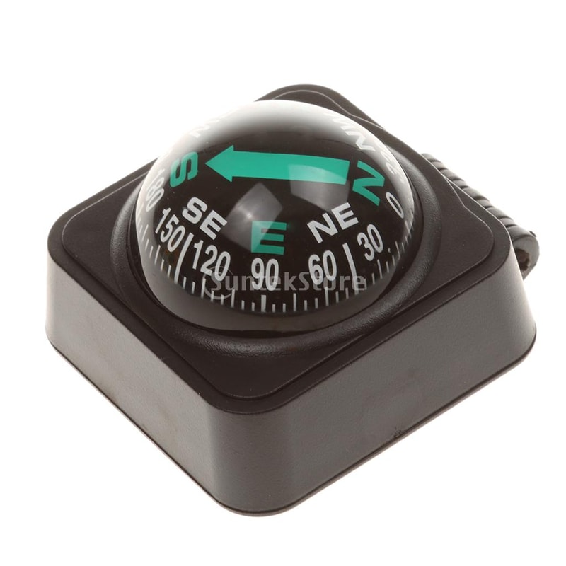 Adjustable Dashboard Compass for Car Truck and Hiking Navigation Guide