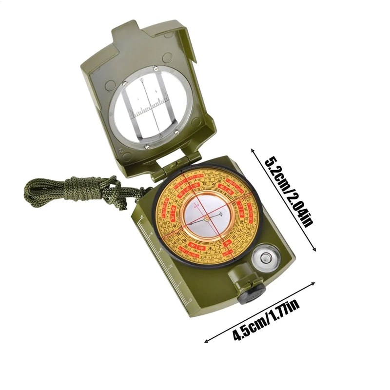 Precision Waterproof Hiking Compass For Camping Survival Navigation Gear 5