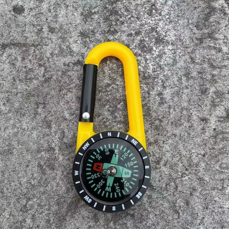 Portable Mini Compass Keychain For Hiking And Outdoor Survival Navigation 3