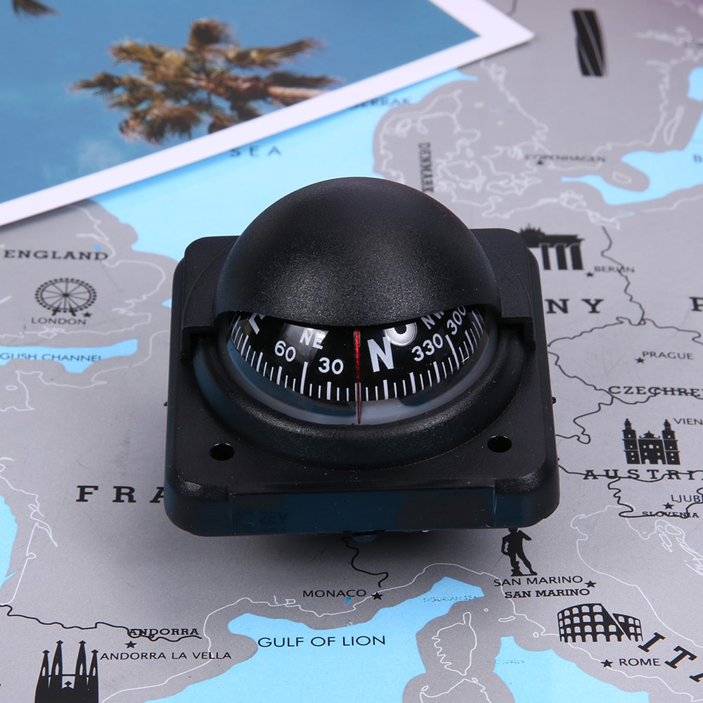 Military Waterproof Hiking Compass Car Dashboard Navigation Compass For Outdoor Travel And Camping 2