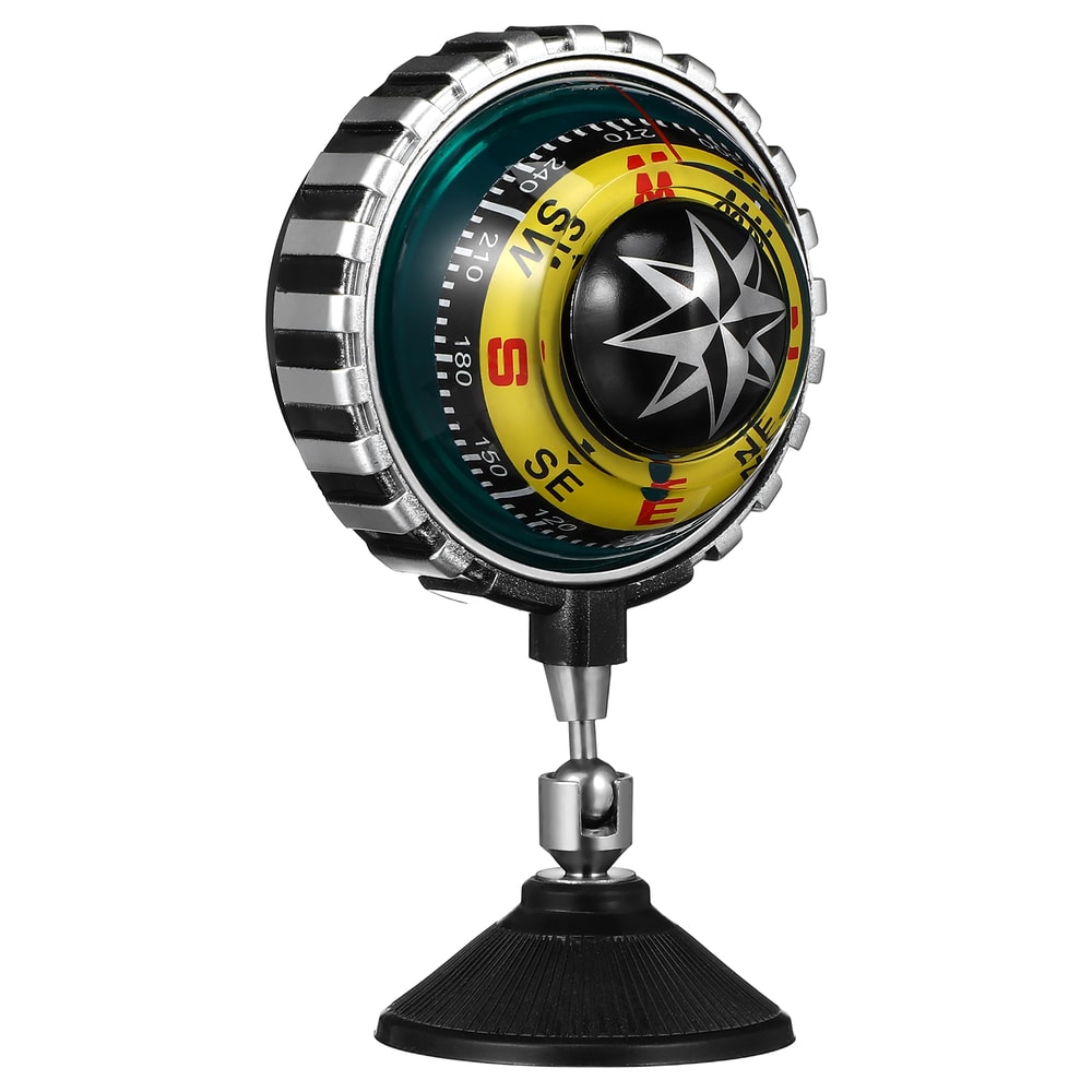 Suction Cup Car Compass Dashboard Mount, dashboard compass for car with Clear Navigation Display