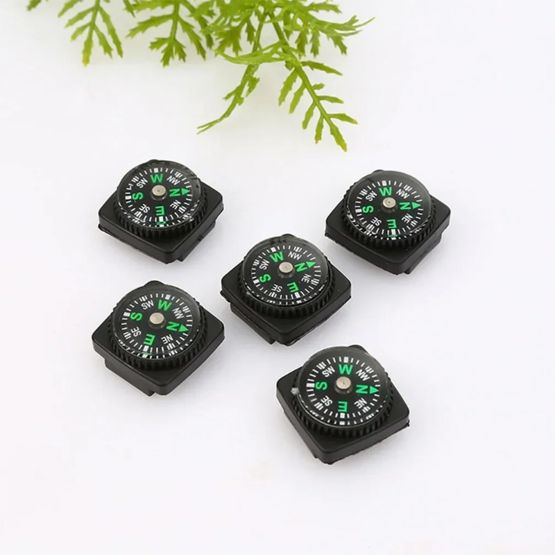Mini Watch Strap Compass Survival Tool Portable Hiking Navigation Button For Outdoor Adventure 3
