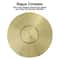 Vintage Brass Feng Shui Compass Rotatable Bagua Decor For Home And Outdoor Navigation 5