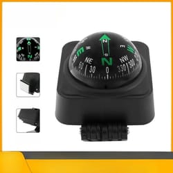 high precision car compass dashboard navigation ball adjustable angle driving guide