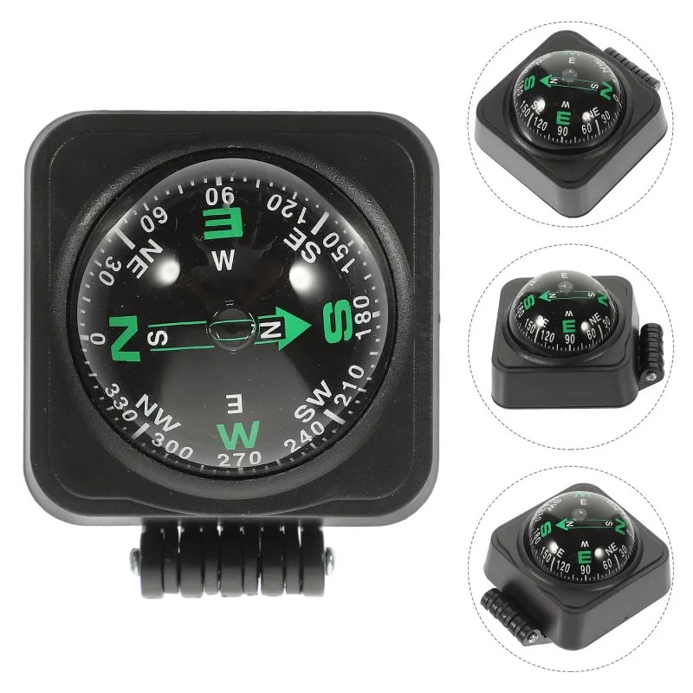 High Precision Car Compass Dashboard Navigation Ball Adjustable Angle Driving Guide