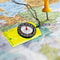 Waterproof Map Compass with Magnifier for Hiking and Outdoor Navigation