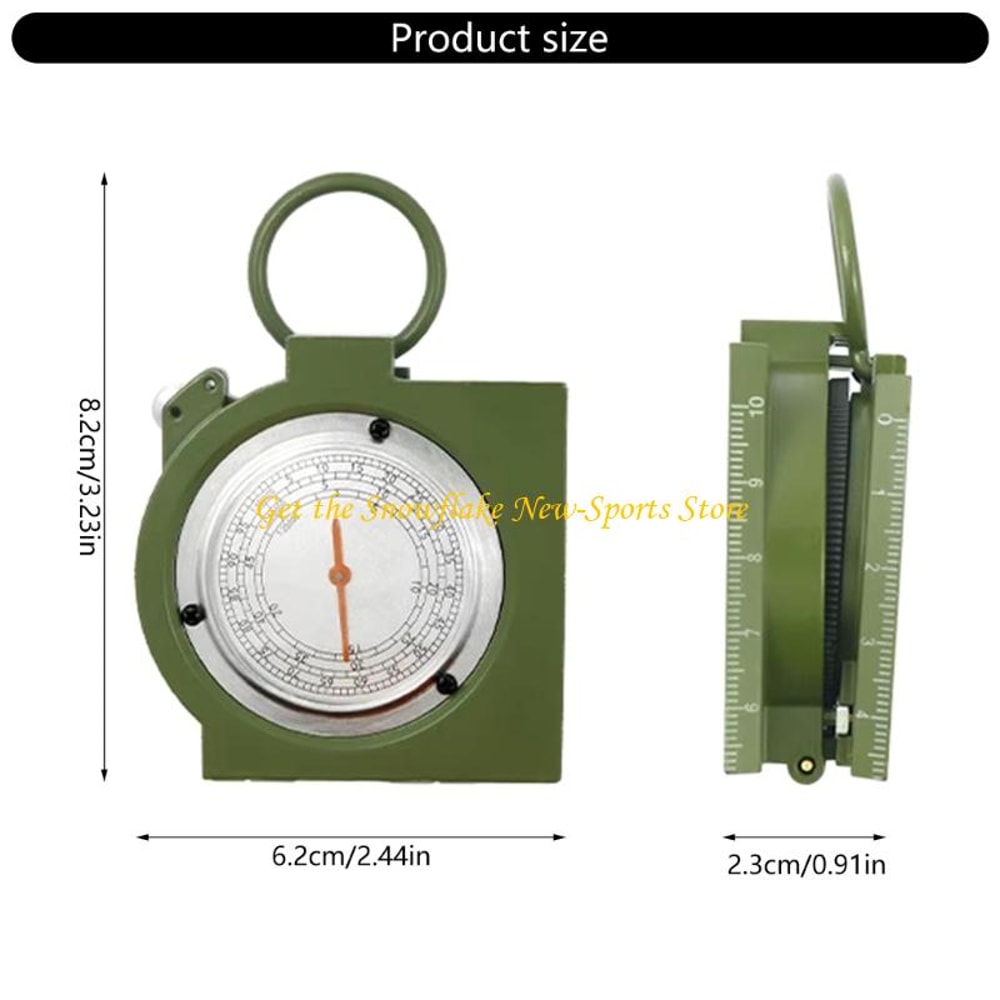 High-Precision Glow in the Dark Outdoor Compass Pocket Watch Navigation Tool