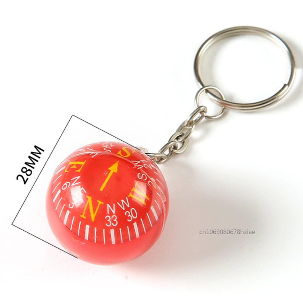 Mini Outdoor Survival Compass Keychain Portable Lightweight Navigation Tool For Hiking Camping 4