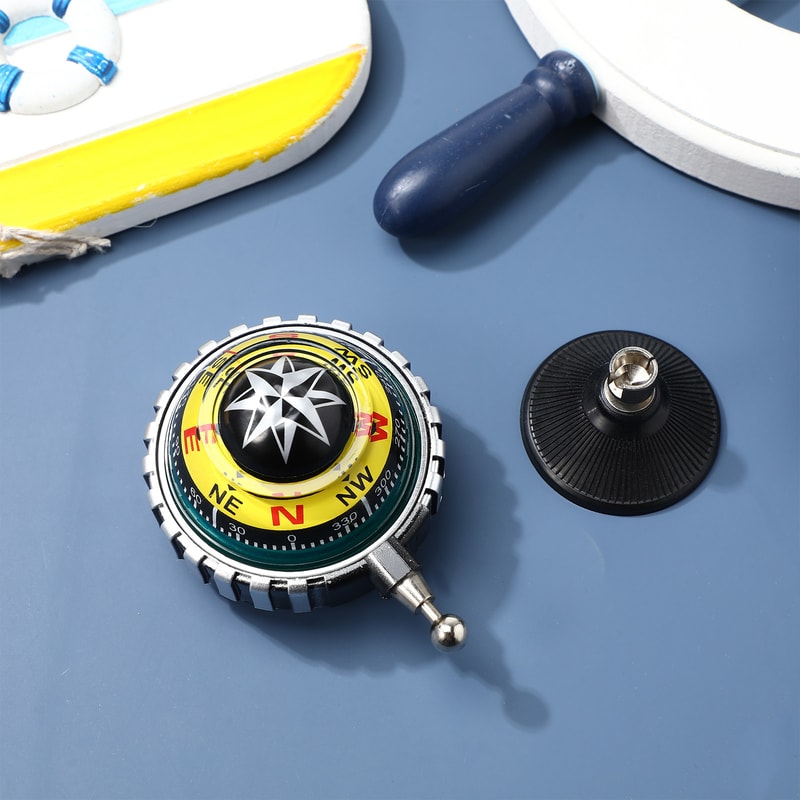 Dashboard Mount Car Compass Ball Navigation Suction Cup Auto and Marine Guide