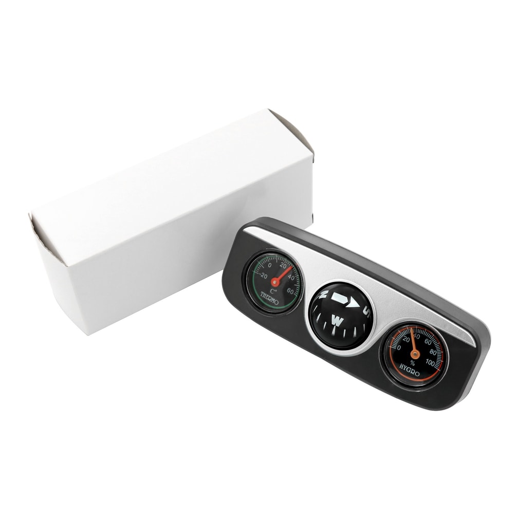 High Precision Dashboard Compass Thermometer Hygrometer Car Decor 6
