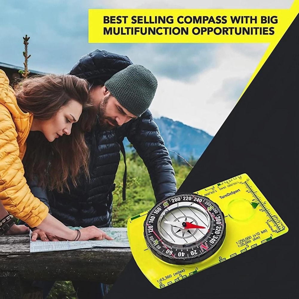 Orienteering Compass Backpacking Hiking Camping Navigation Compass Outdoor Sports Gear Adventure Tr