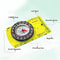 High Precision Orienteering Compass For Hiking Camping Navigation 4