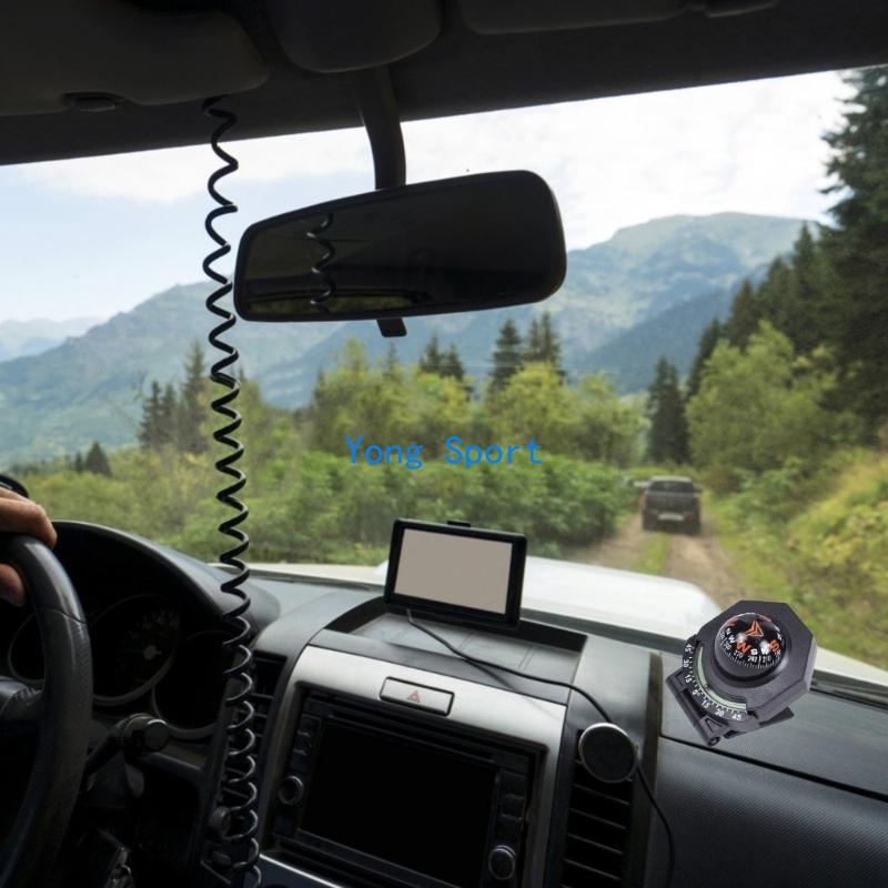 Convenient Glow Automotive Compasses Vehicle Navigation Tool for Outdoor Activities Stay Track