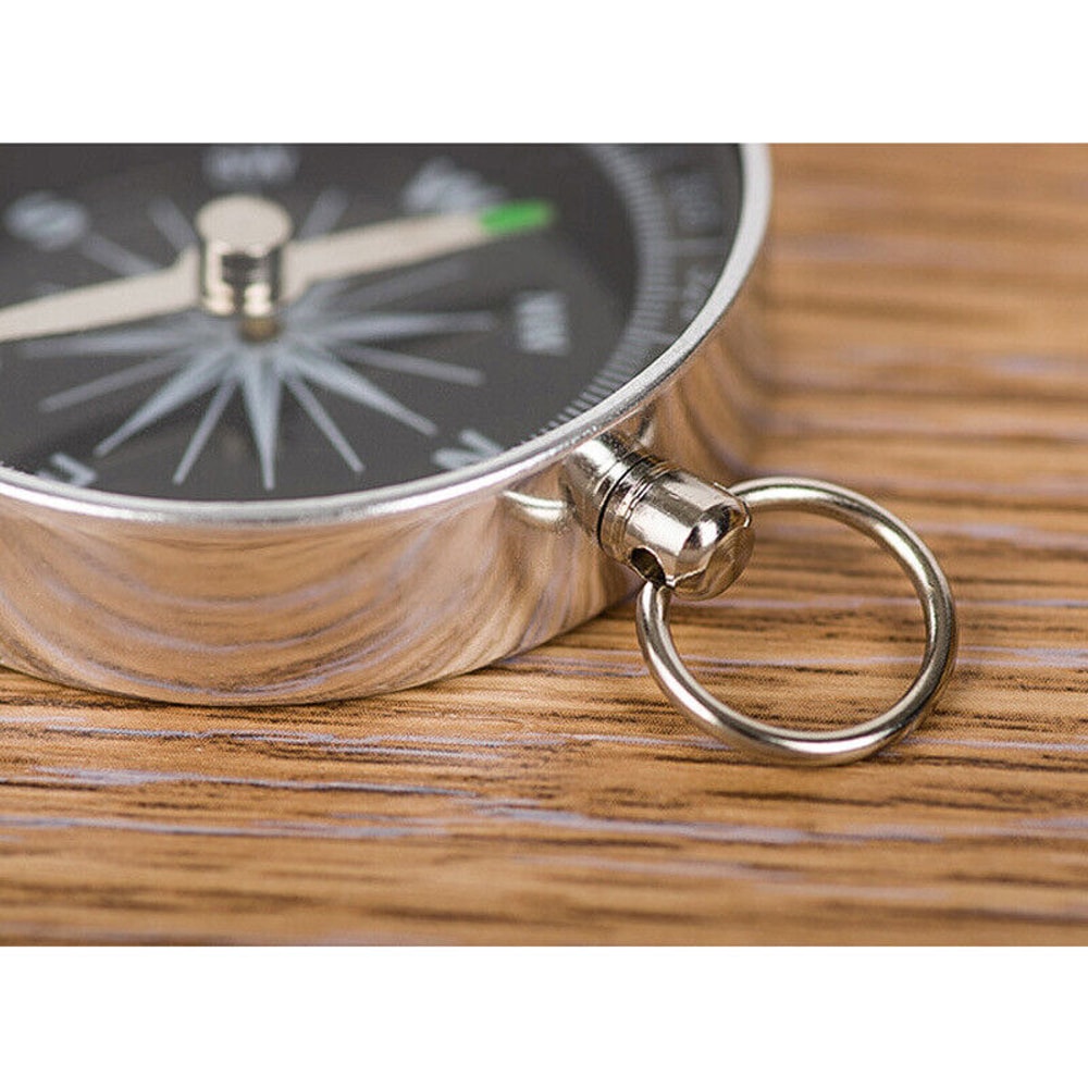 Stainless Steel Pocket Compass Outdoor Survival Compass Hiking Navigation Tool 5