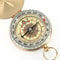 High Precision Brass Pocket Compass, Portable Outdoor Navigation Tool for Hiking and Camping